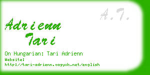 adrienn tari business card